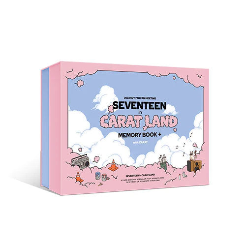 SEVENTEEN - 2023 SVT 7TH FAN MEETING SEVENTEEN IN CARAT LAND MEMORY BOOK DIGITAL CODE NO P.O.B VER.