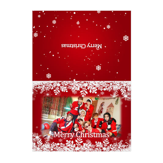 Custom Kpop Christmas Cards