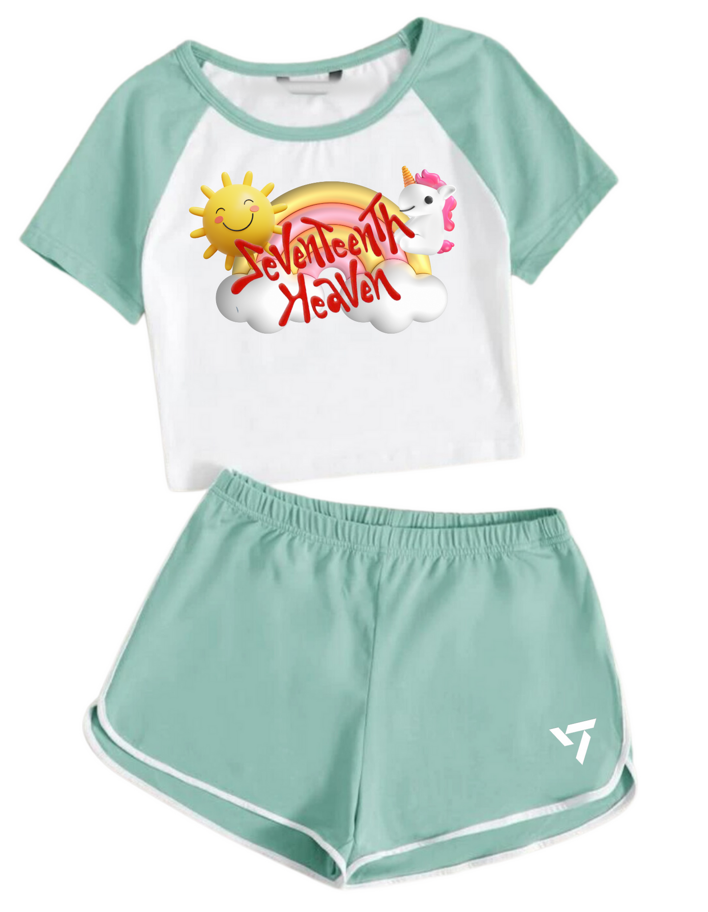 Preorder Seventeenth Heaven Crop & Shorts