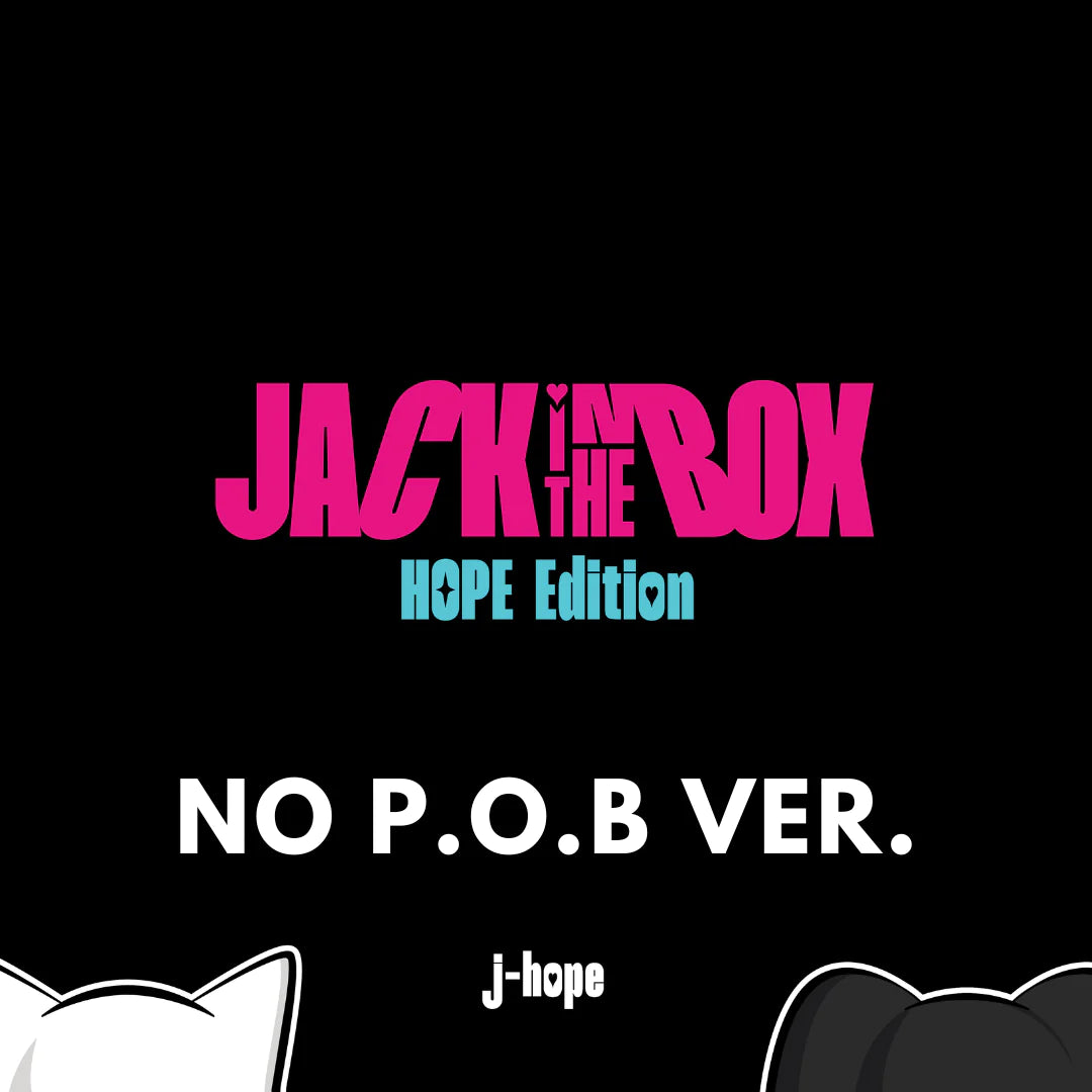 BTS J-HOPE - JACK IN THE BOX 1ST SINGLE ALBUM HOPE EDITION NO P.O.B VER.