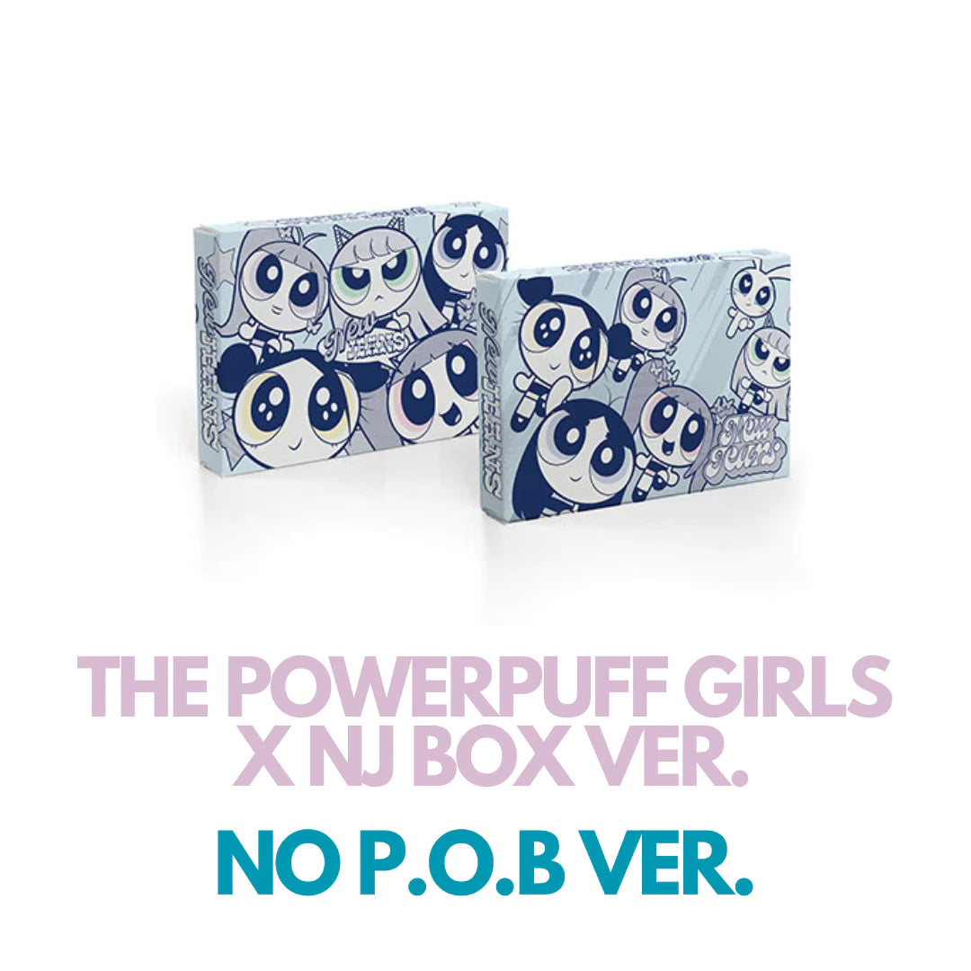 NEWJEANS - GET UP 2ND EP ALBUM THE POWERPUFF GIRLS X NJ BOX VER. NO P.O.B VER.