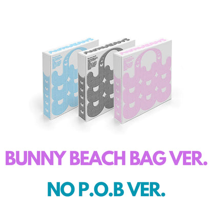 NEWJEANS - GET UP 2ND EP ALBUM BUNNY BEACH BAG VER. NO P.O.B VER.