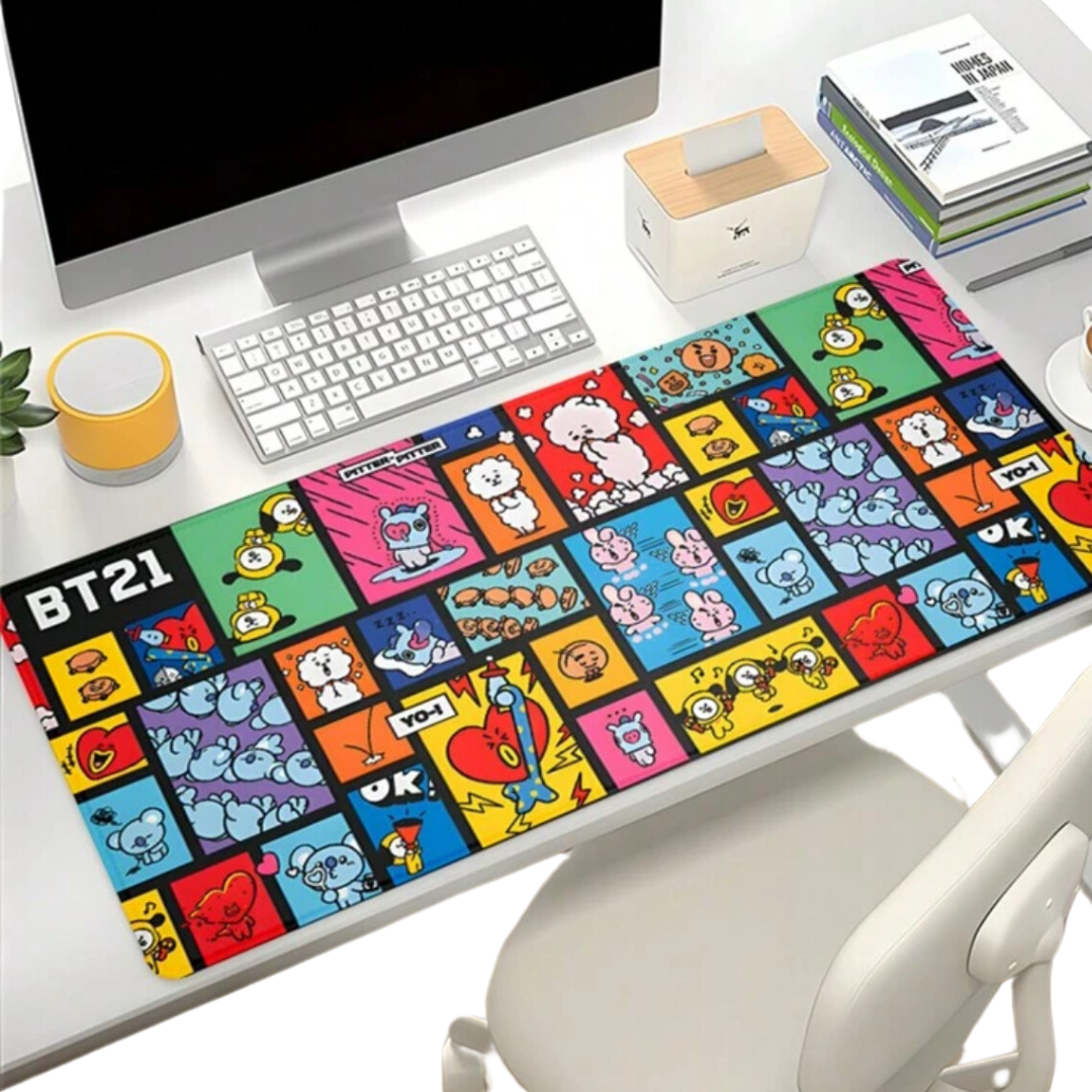 BT21 Desk Mouse Pad