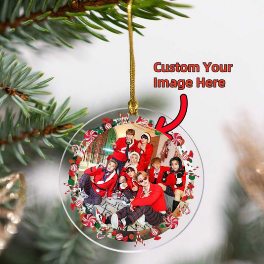 Custom Kpop Christmas Tree Ornament