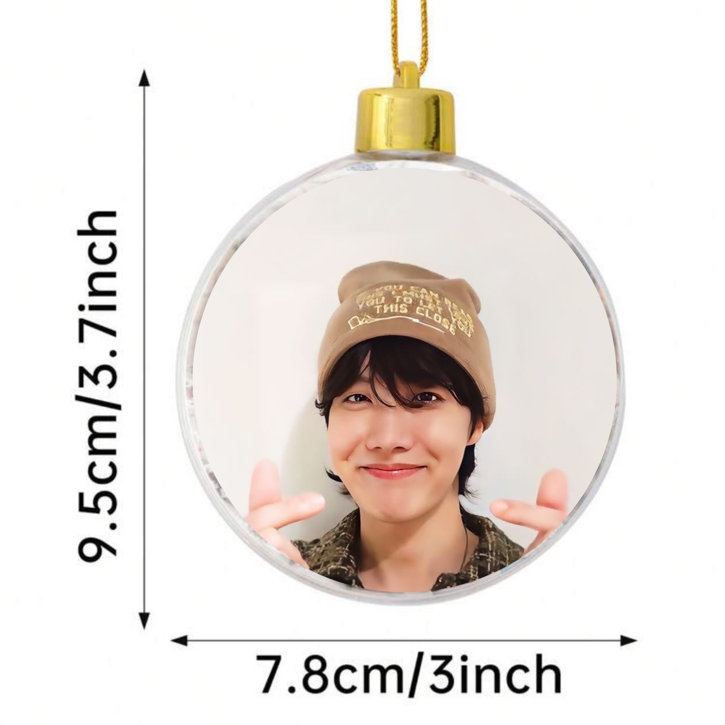 Custom Kpop Christmas Bulbs