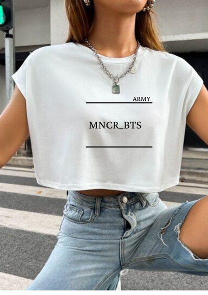 Microchrome Crop Top