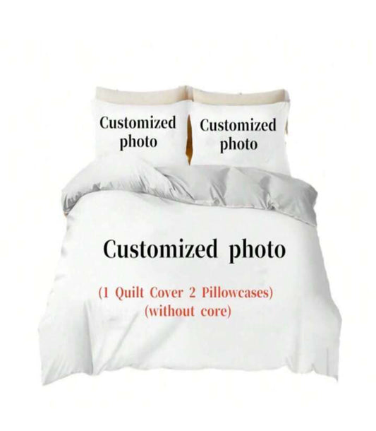 Custom Bedding Cover (excludes duvet insert and pillow insert)