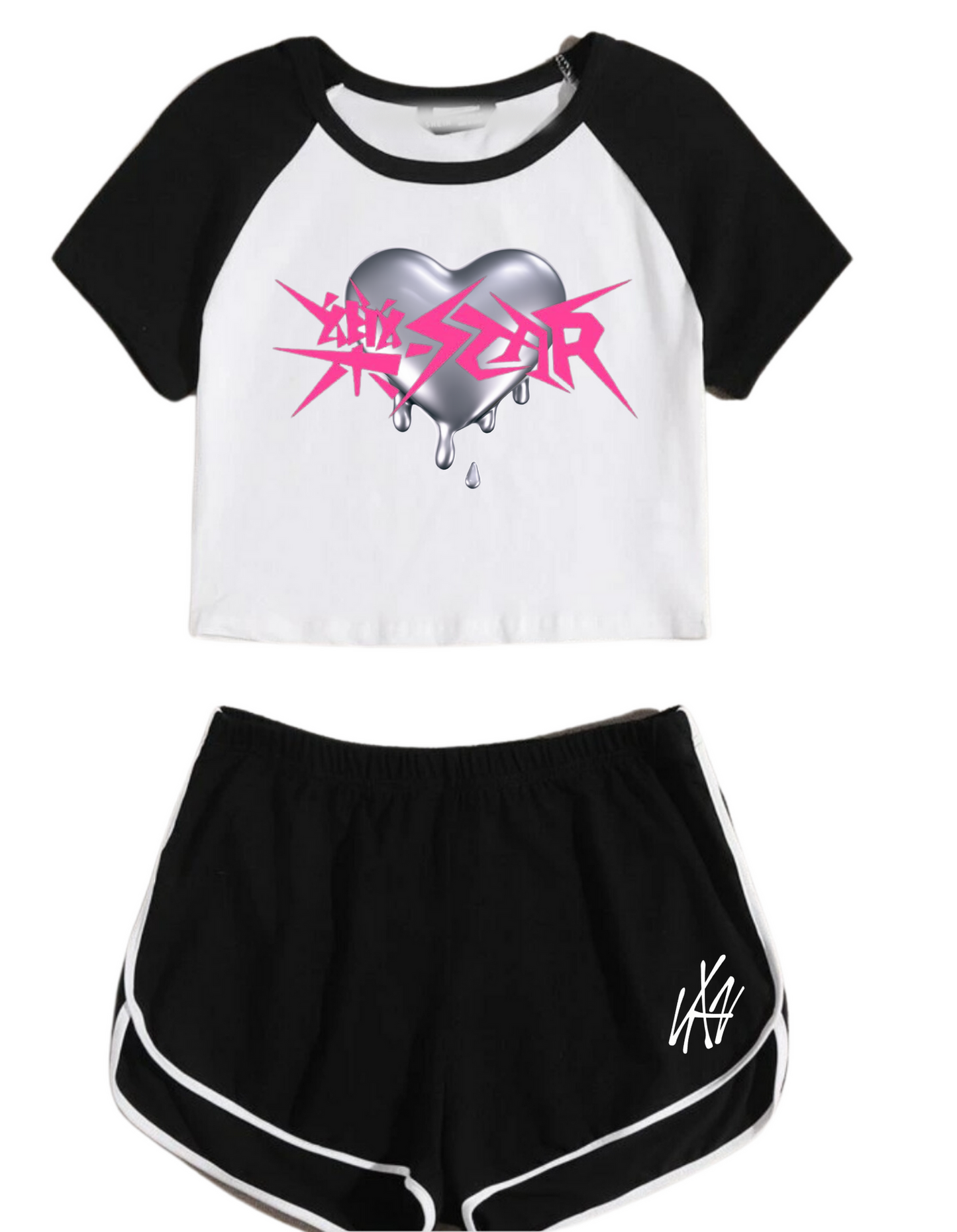 Preorder Stray Kids Rockstar Crop & Shorts