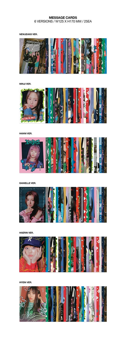 NEWJEANS - OMG ALBUM MESSAGE CARD VER.