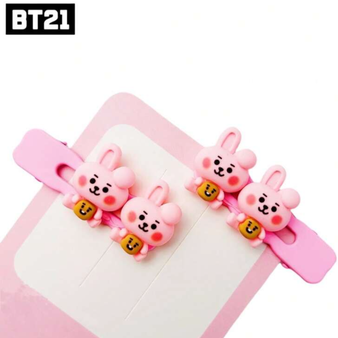 BT21 Cooky and Shooky Hair clip