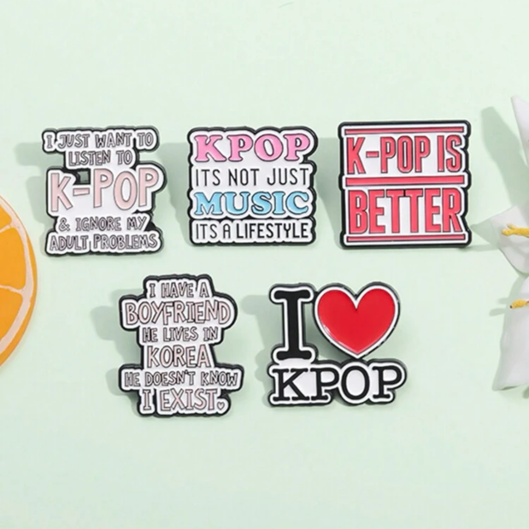 KPOP Enamel Pins 5pcs