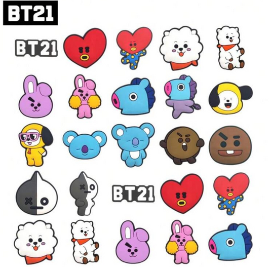 BT21 Croc Accessories Jibbitz 17pcs