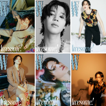 BTS JIMIN COVER W KOREA MAGAZINE 2023 VOL.2 ISSUE