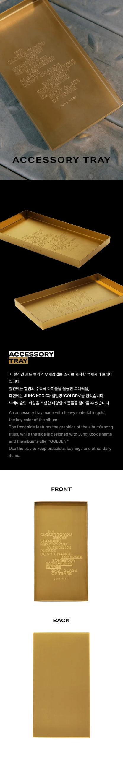 [2ND PRE-ORDER] JUNGKOOK - GOLDEN 1ST SOLO ALBUM OFFICIAL MD