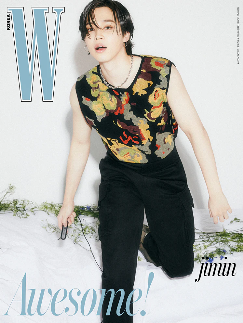 BTS JIMIN COVER W KOREA MAGAZINE 2023 VOL.2 ISSUE