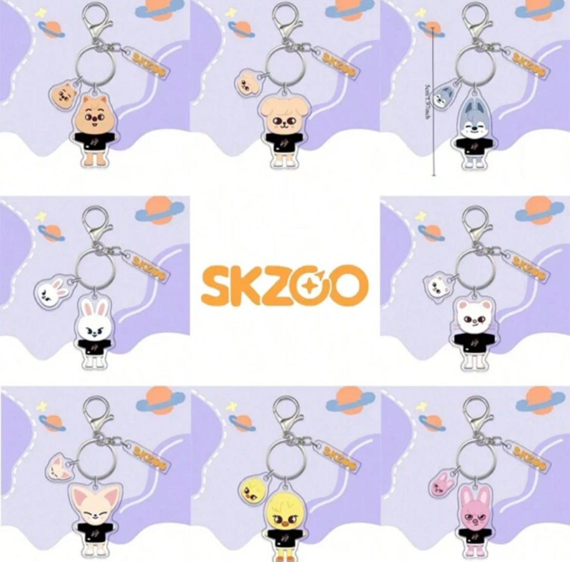 Skzoo Keyrings