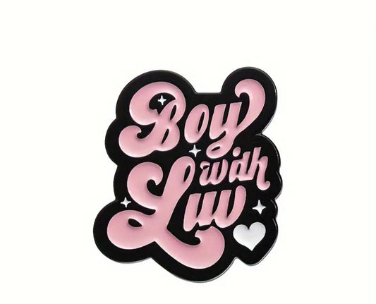 Boy with Love Enamel Pin