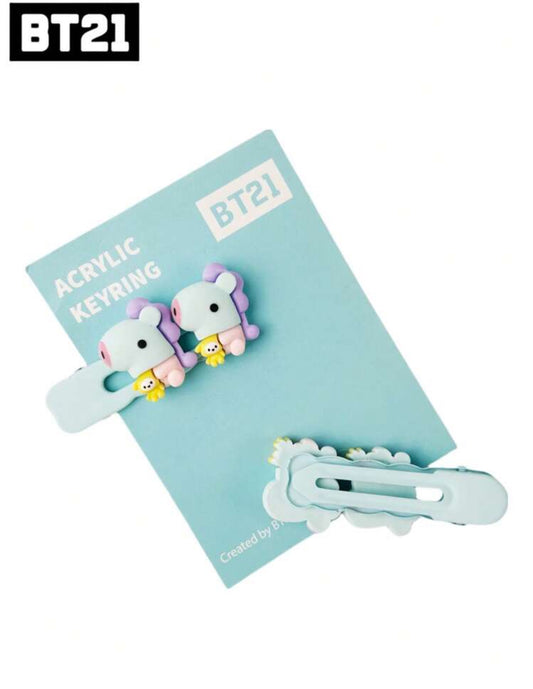 BT21 Mang and Chimmy Hair clip