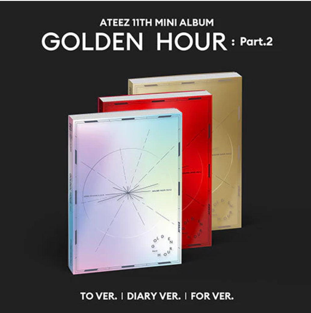 ATEEZ - GOLDEN HOUR : PART.2 11TH MINI ALBUM PHOTOBOOK SET