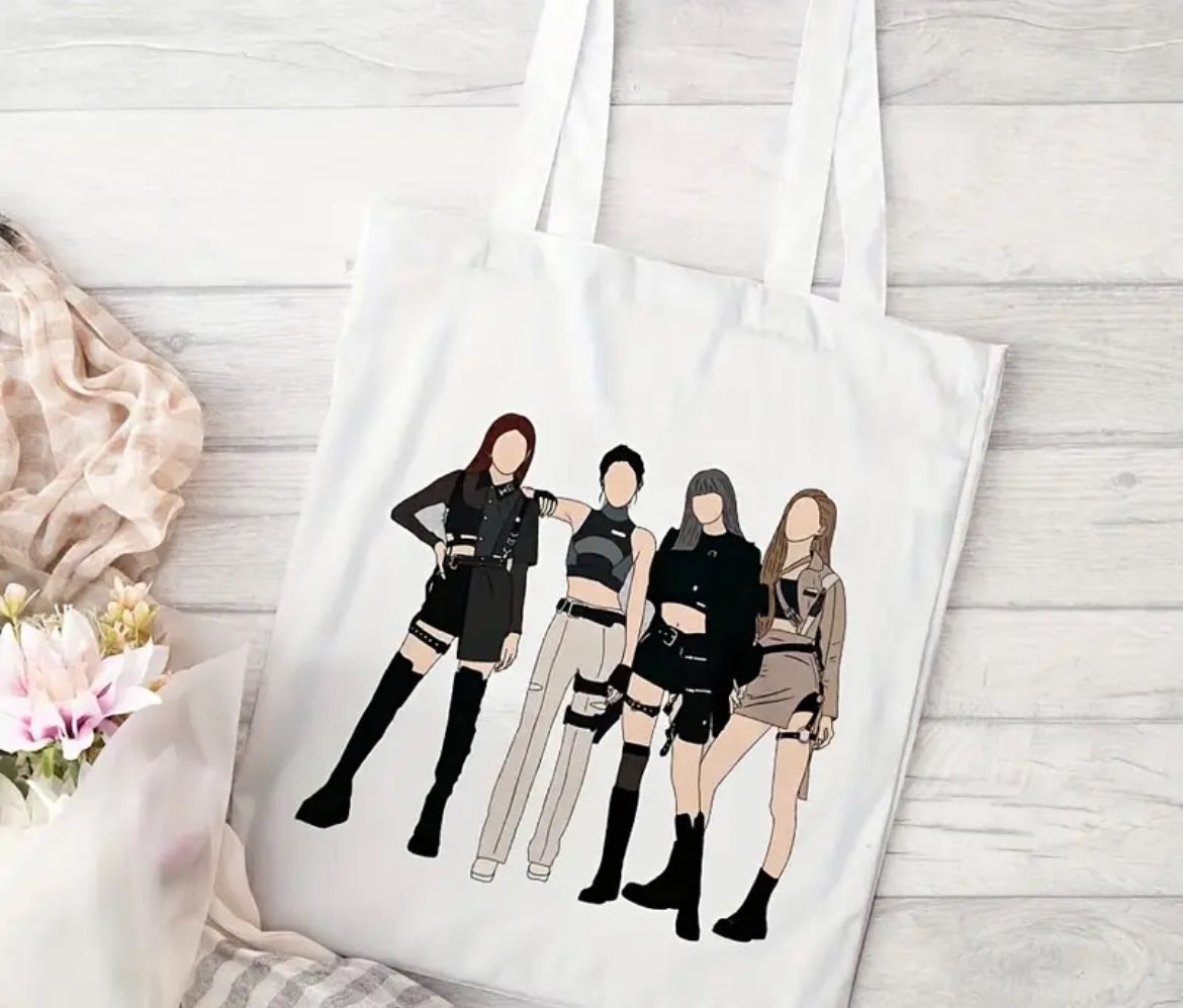 Black Pink Tote