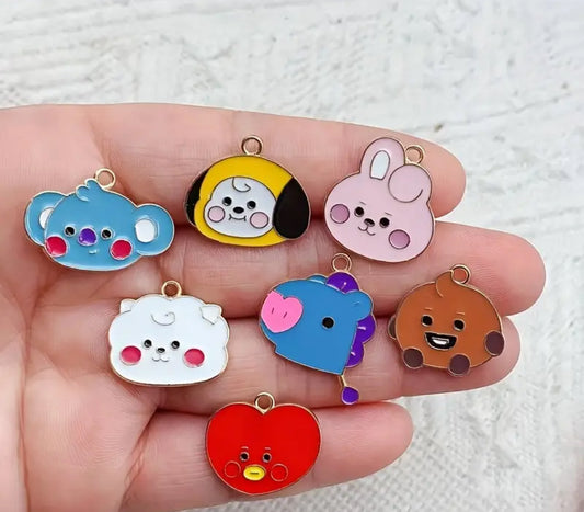 BT21 Enamel Charm