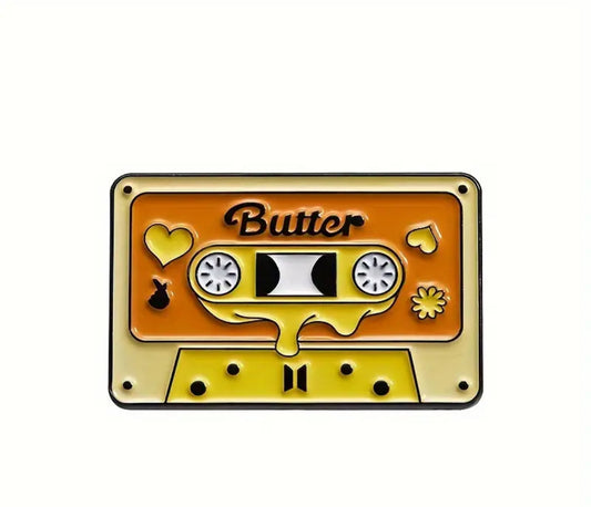 Butter Enamel Pin