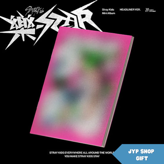 STRAY KIDS - ROCK STAR 8TH MINI ALBUM 樂 HEADLINER VER. JYP SHOP GIFT VER.