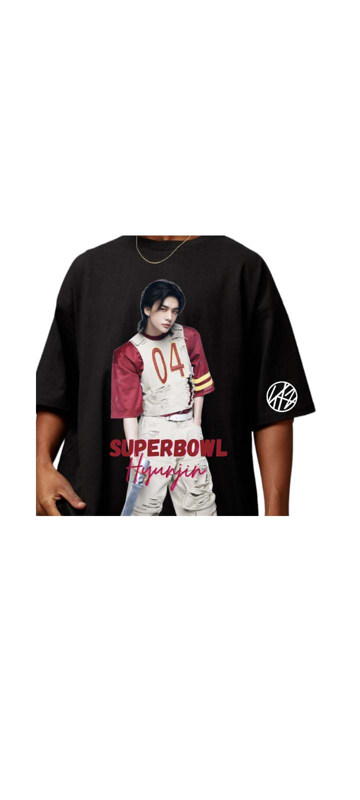 Hyunjin Super Bowl T-shirt