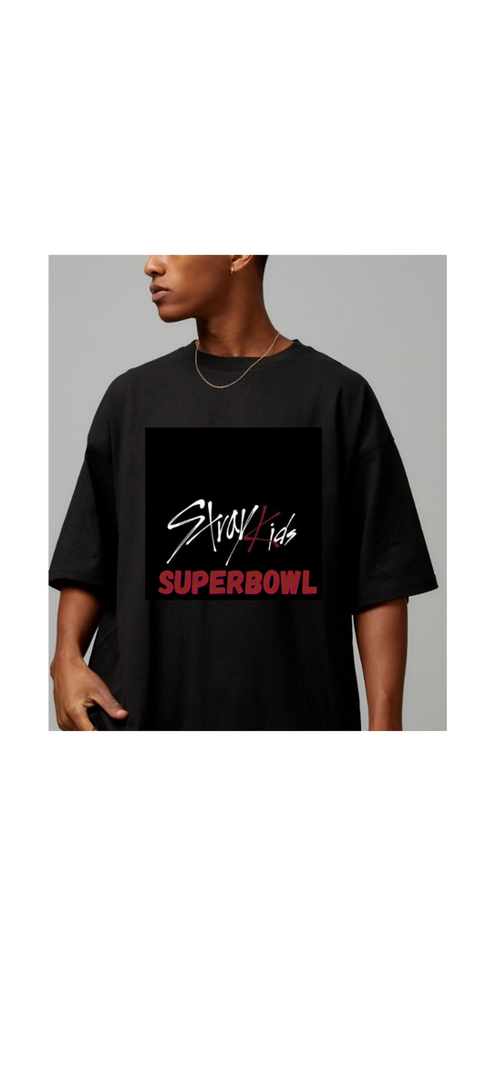 Stray Kids Super Bowl T-shirt