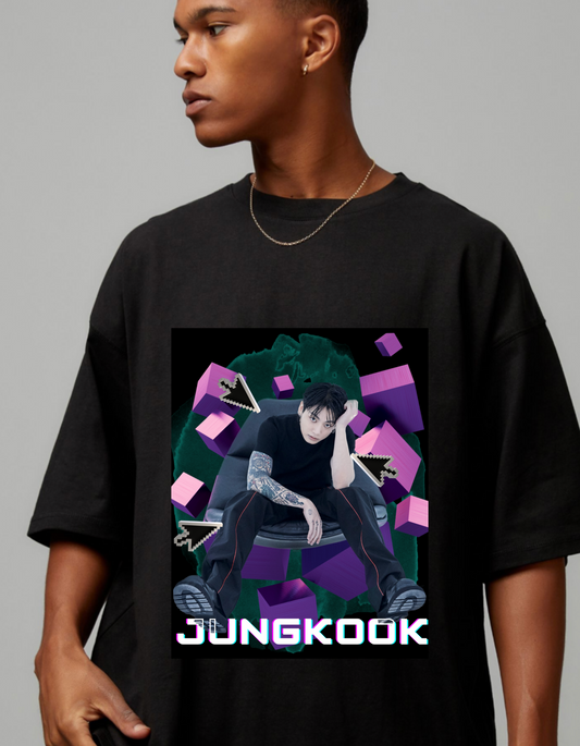 Jungkook 3D Oversized T-shirt