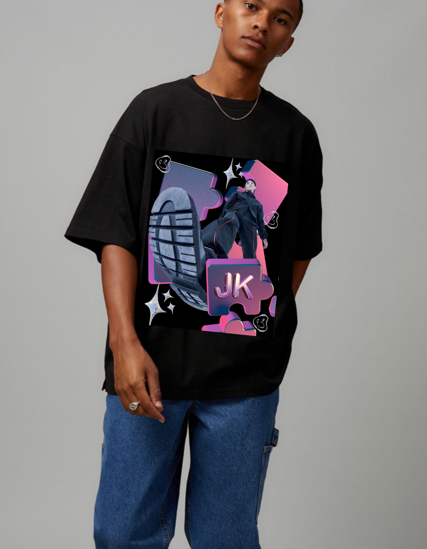 Jungkook 3D - Oversided T-shirt