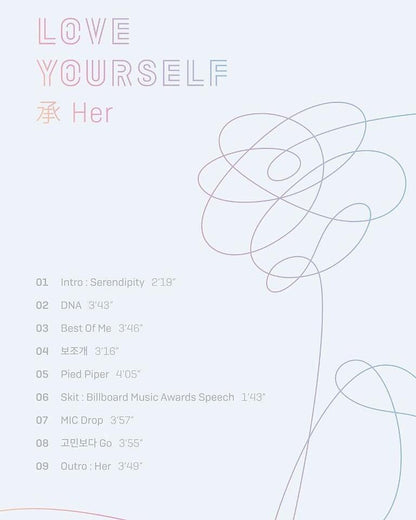 BTS - 5TH MINI MINI ALBUM LOVE YOURSELF 承 Her