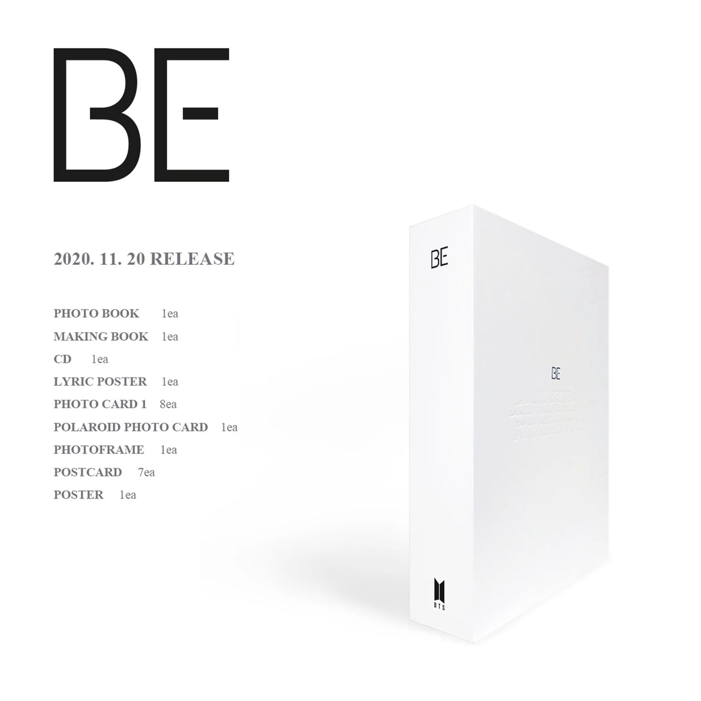 BTS - SPECIAL ALBUM BE (DELUXE EDITION)