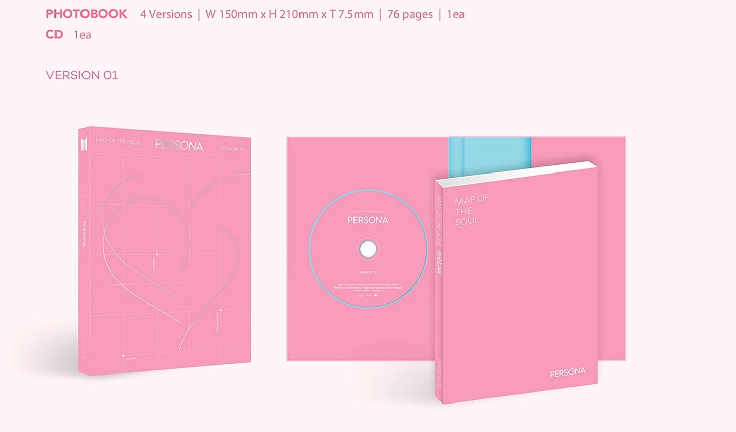 BTS - 6TH MINI ALBUM MAP OF THE SOUL PERSONA