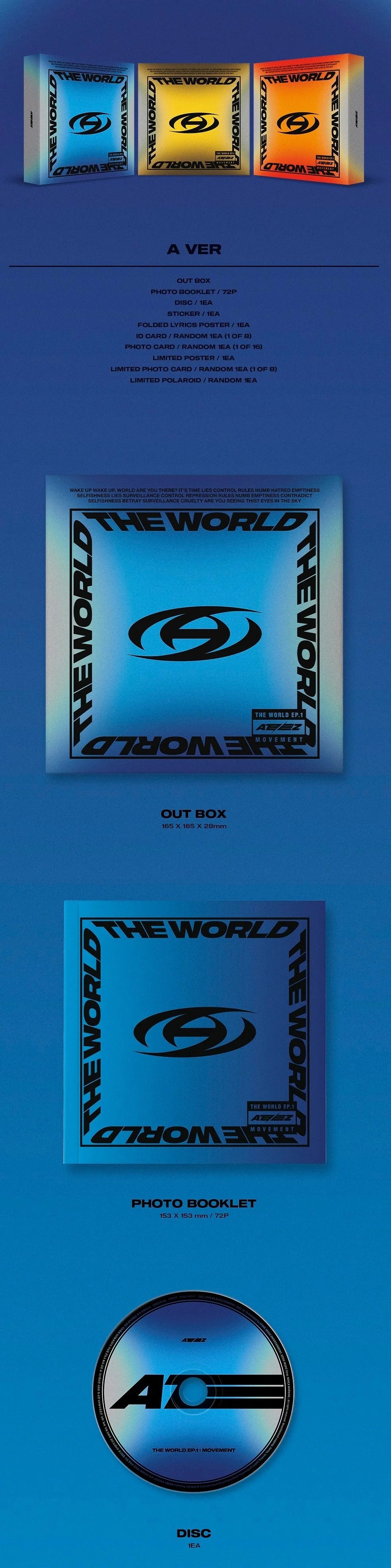 ATEEZ - ALBUM THE WORLD EP.1 MOVEMENT