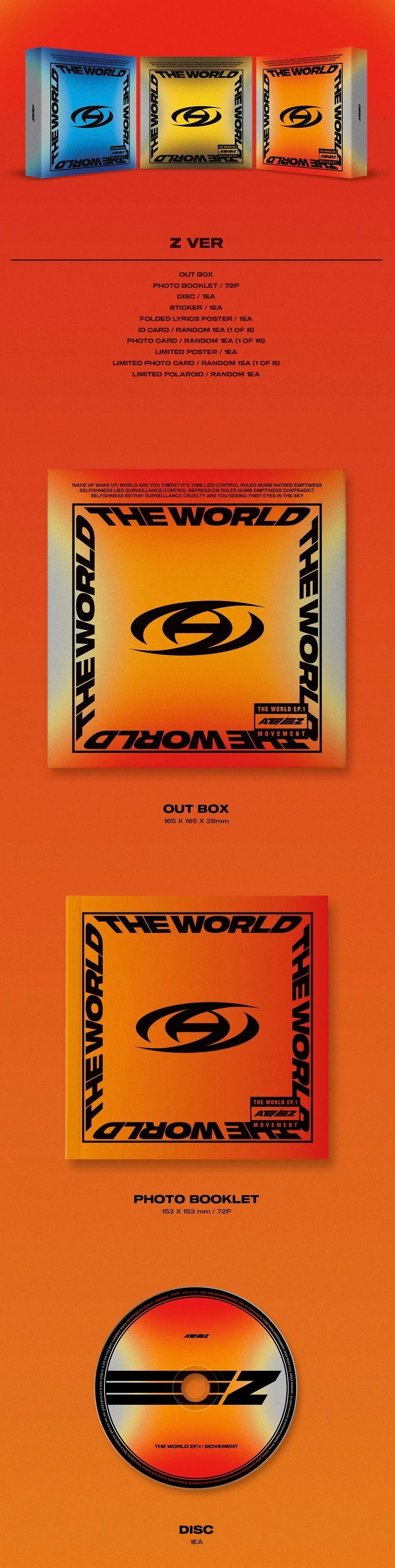 ATEEZ - ALBUM THE WORLD EP.1 MOVEMENT